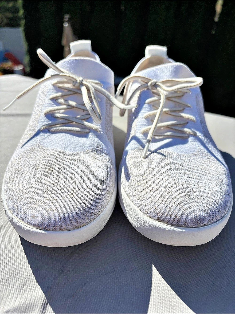 Fitflop Keds White Lace-Up Sneakers Like New